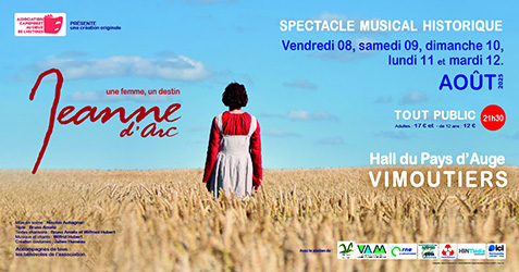 Affiche du spectacle Jeanne d’Arc